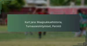 Kurt Jara: Maajoukkuehistoria, Turnausesiintymiset, Perintö